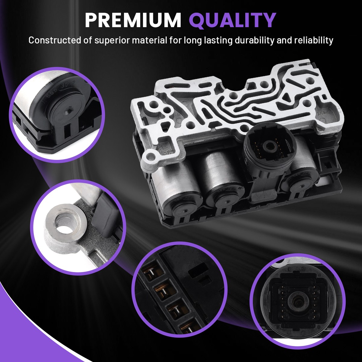 5R55W 5R55S Transmission Solenoid Kit Fits Ford Explorer Mustang 4L2P-7A100-CA