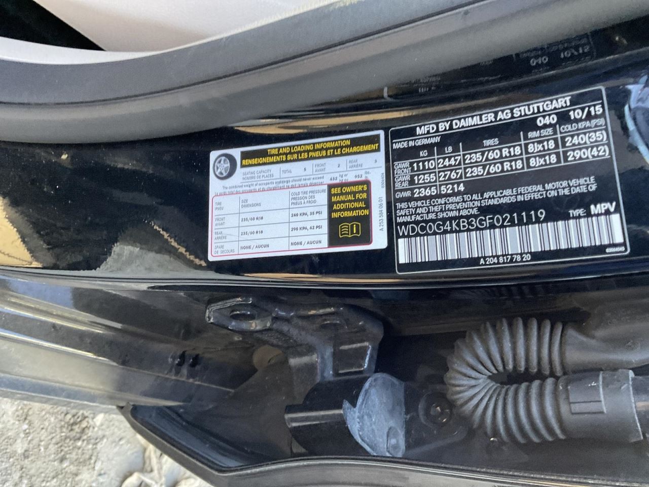 Automatic Transmission 253 Type GLC300 AWD Fits 16 MERCEDES GLC-CLASS 5252671