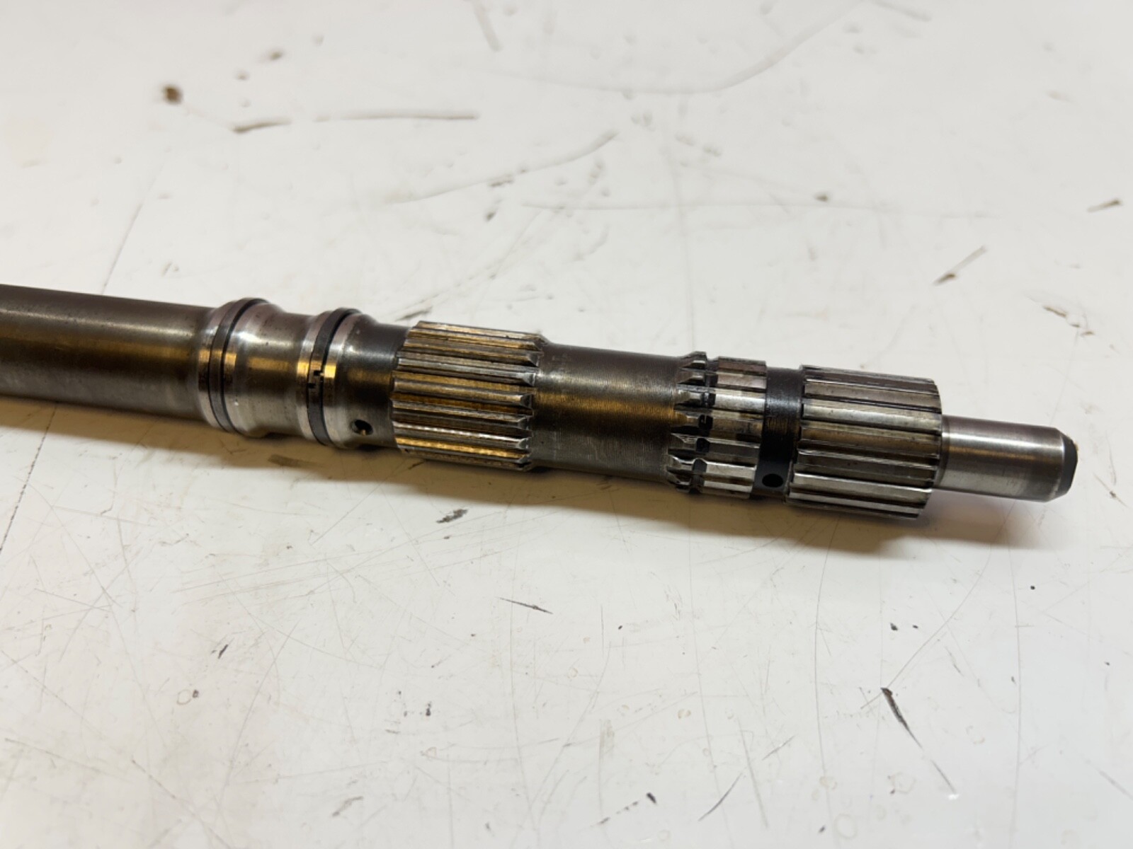 GM POWERGLIDE AUTOMATIC TRANSMISSION INPUT SHAFT 17-19 SPLINE 12 7/8 LONG CHEVY