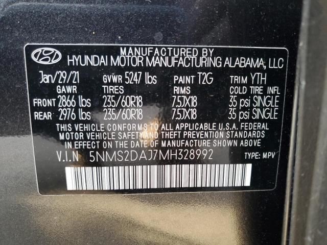 SANTA FE 2021 Transfer Case 568150