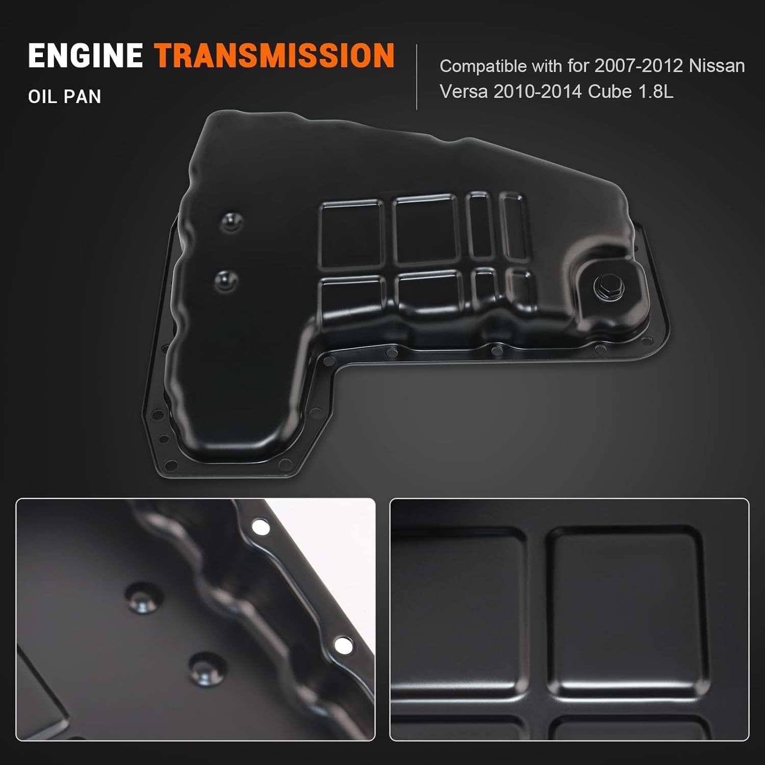 1.8L Transmission Oil Pan For 2009-2014 Nissan Cube & 2007-2012 Versa