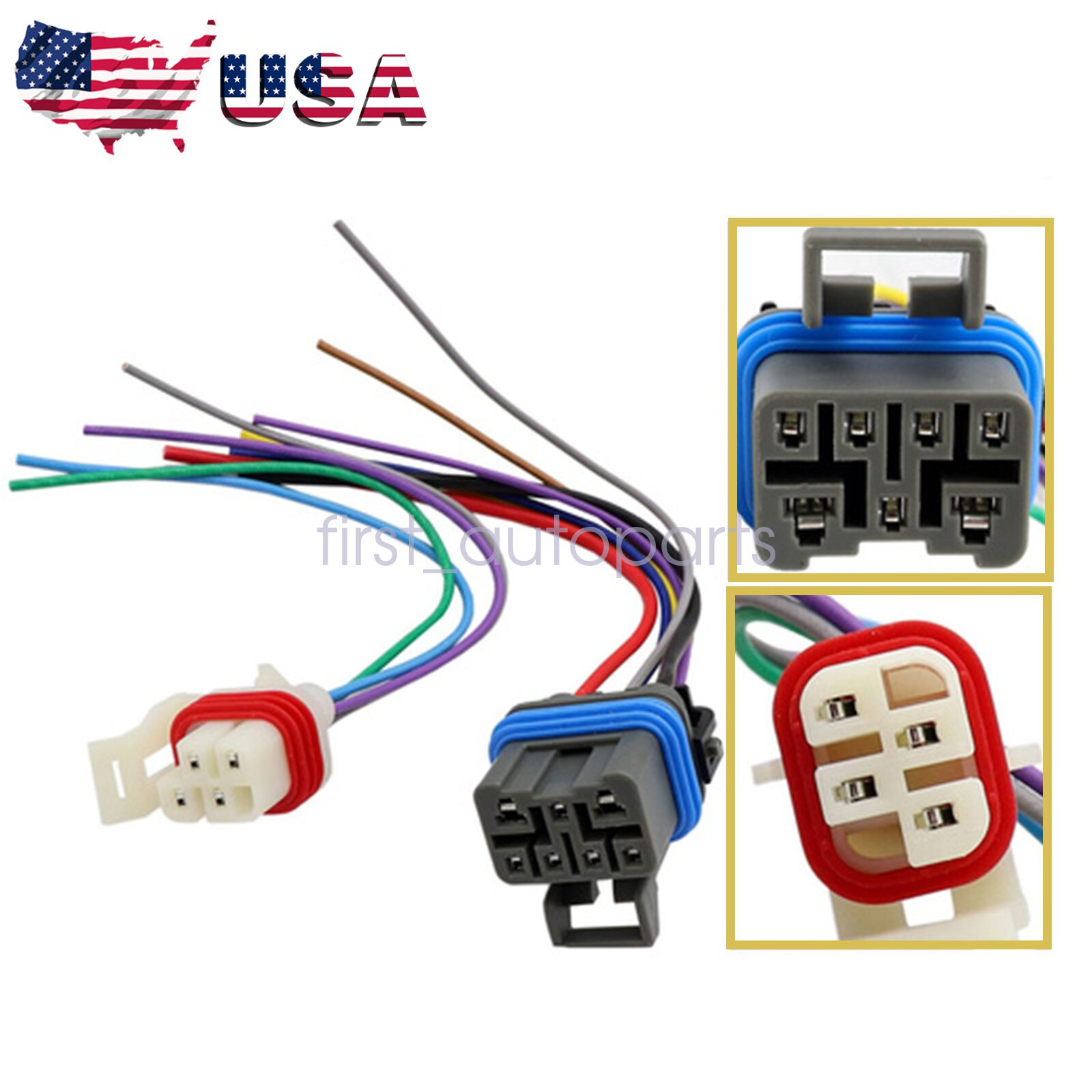 Neutral Safety Switch Connector 7PIN & 4PIN Wire Lead Set for 4L80E 4L65E 4L60E
