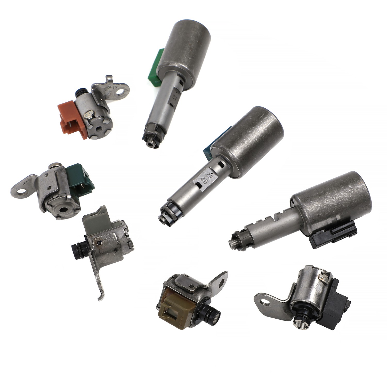 8pcs Transmission Solenoids Set Kit for AW55-50SN AW55-51SN AF33-5 AW235 RE5F22A