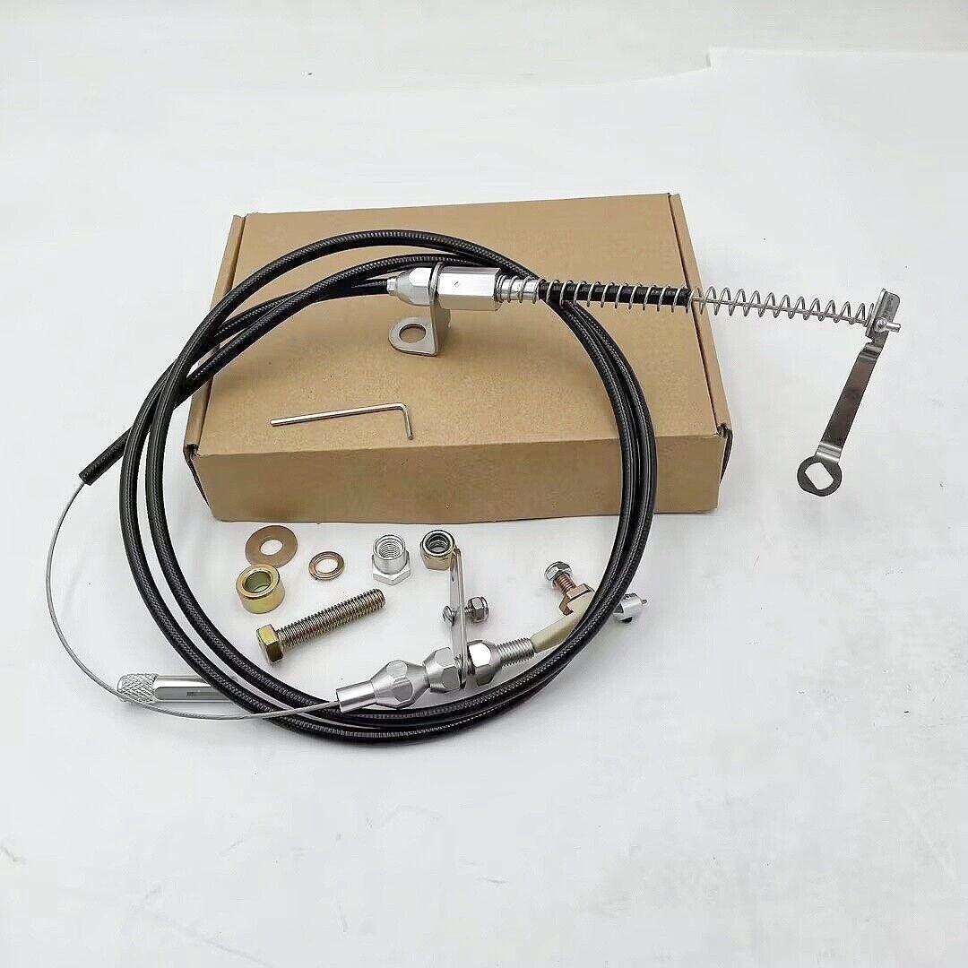 New KD-2AODU Black Kickdown Cable Kit For Ford/AOD Lokar US Free shipping