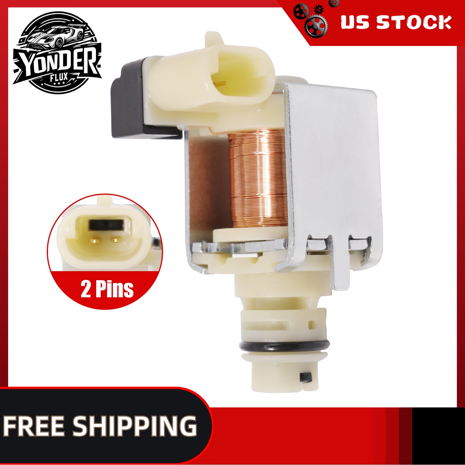 Transmission Shift Solenoid Fits 1997-2009 Buick Chevrolet Oldsmobile Pontiac