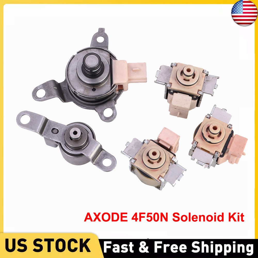 For Ford AX4N AX4S 4F50N 1995-Up 5Pcs Solenoid Kit Shift TCC EPC