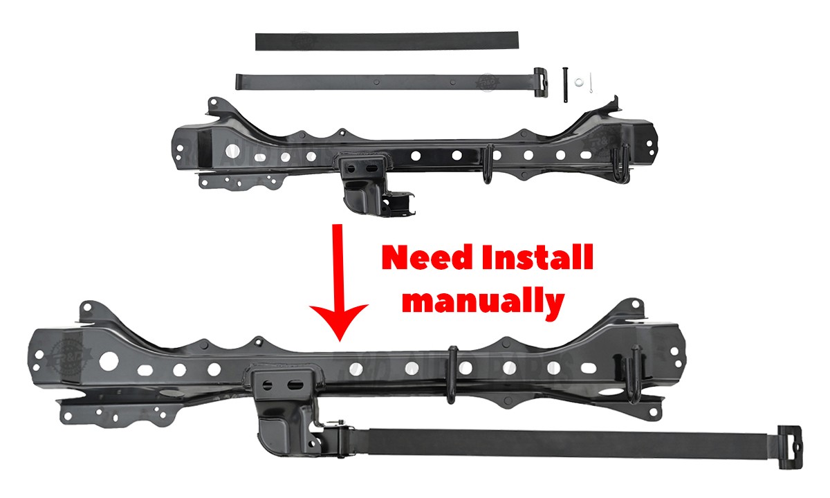 New Rear Frame Crossmember Gas Tank For Toyota Tacoma 2006-2012 Easy To Install
