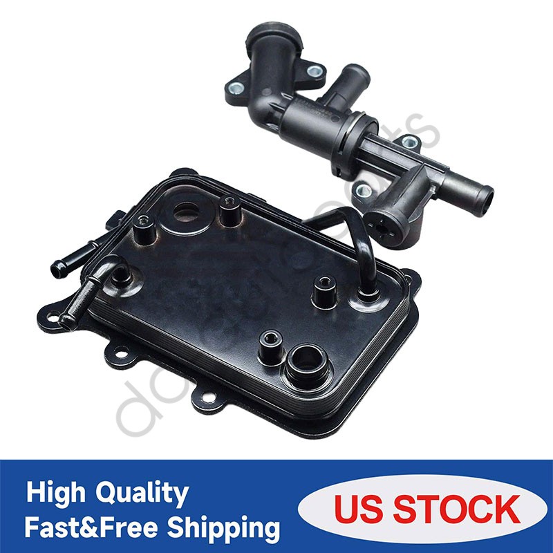 Transmission Oil Cooler Warmer & Valve For 2015-2017 Hyundai Sonata 2.4L US
