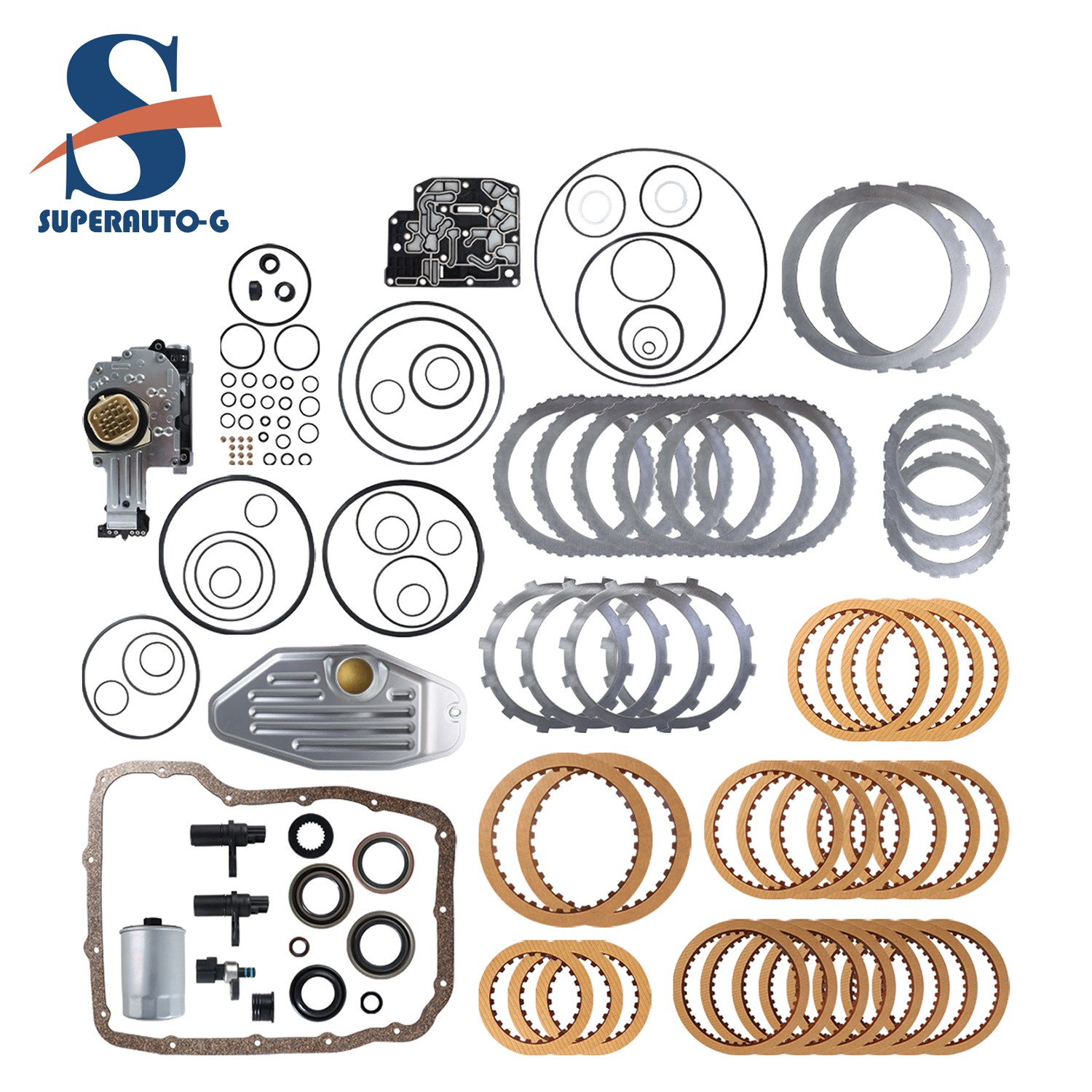 Transmissions Master Rebuild Kit Filter Friction Steel for 45RFE 545RFE 65RFE