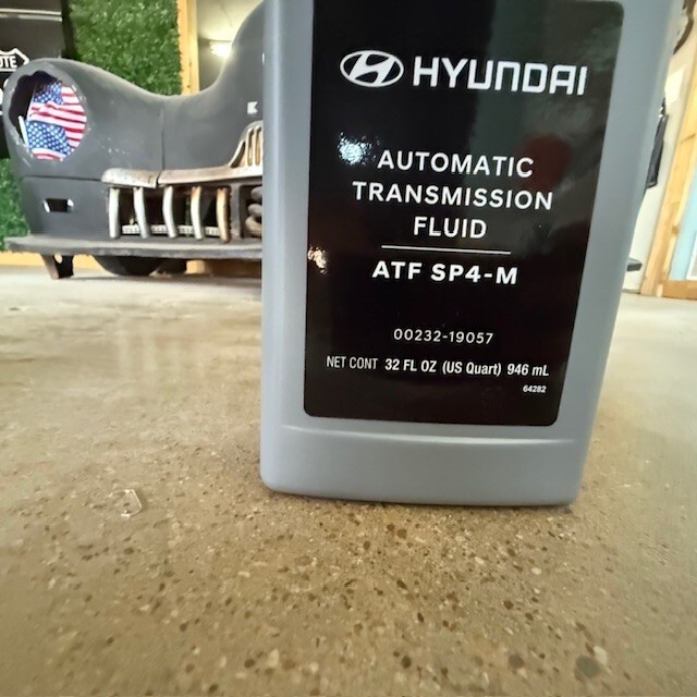 (4) Genuine OEM Hyundai Automatic Transmission Fluid 00232-19057