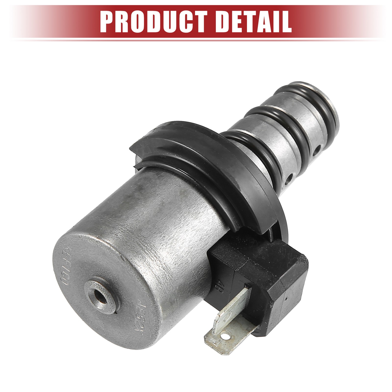 Pack of 5 for Hyundai for Kia Transmission Shift Solenoid Silver Tone Black