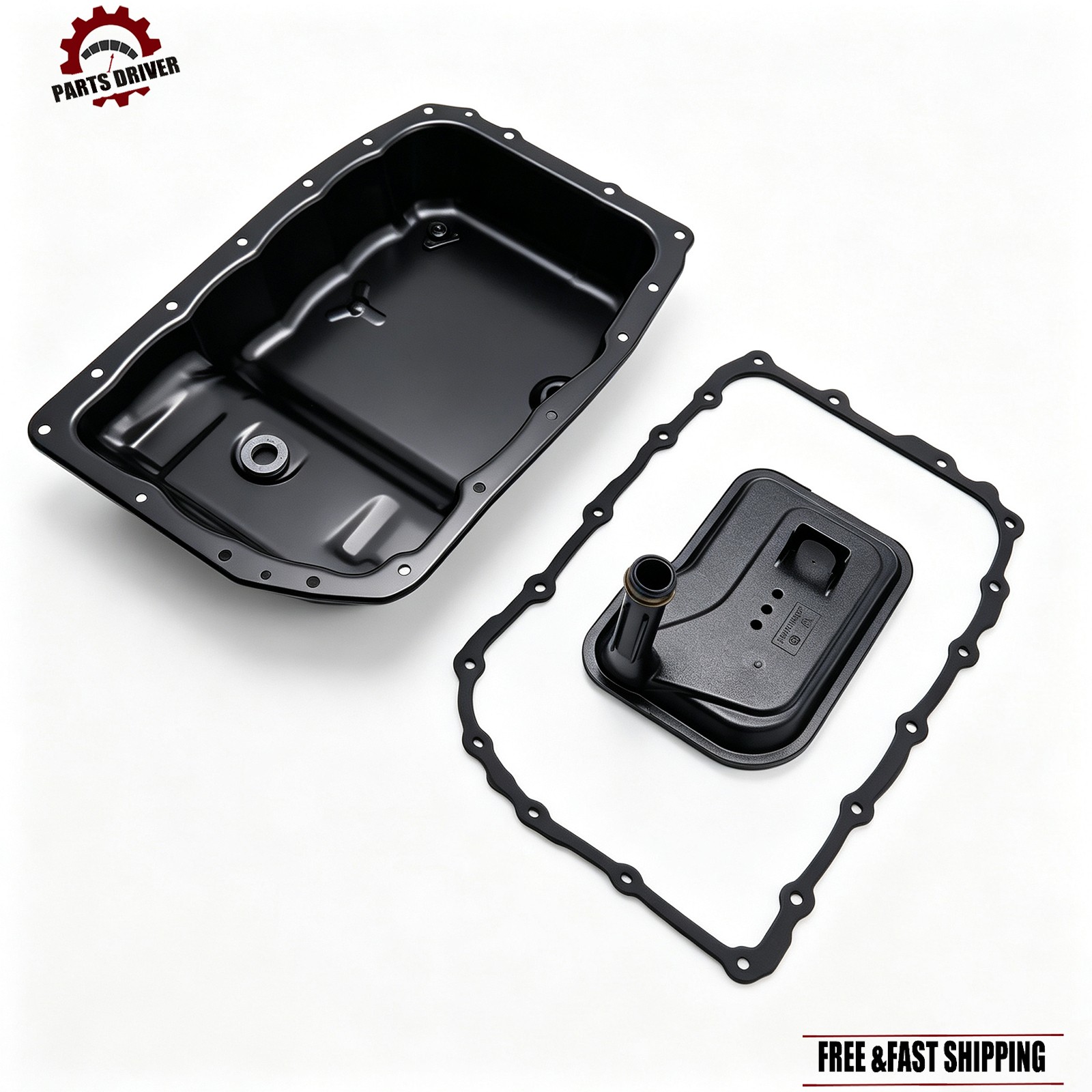 FOR 2009-2018 Chevrolet Silverado 1500 New Transmission Oil Pan W/Gasket ＆Filter