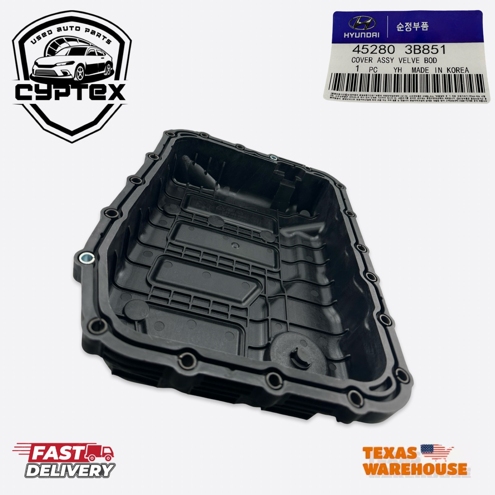 2015-2019 Genuine Hyundai Sonata Transmission Oil Pan Cover 45280-3B851