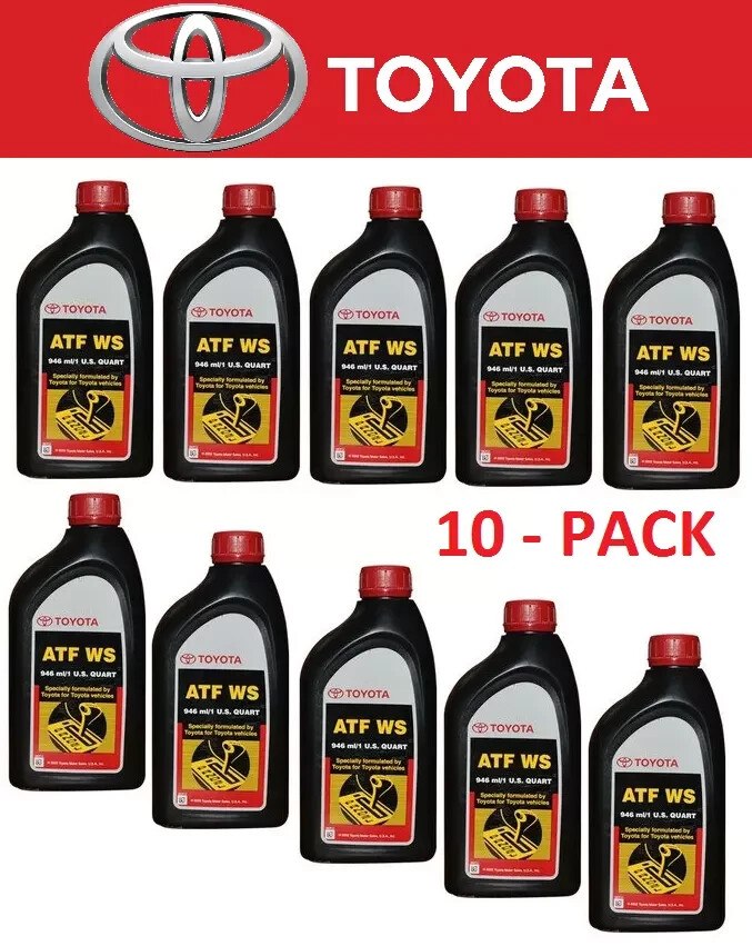 10-Quart GENUINE ATF WS Automatic Transmission Fluid ATFWS FOR TOYOTA Lexus