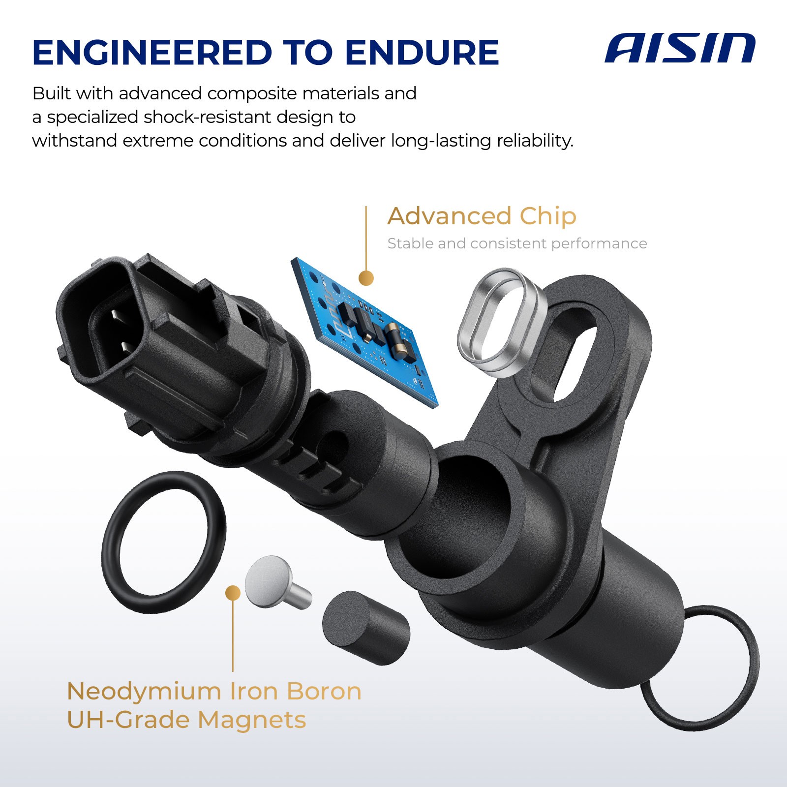 AISIN Auto Transmission Speed Sensor for Toyota Corolla Tacoma Tundra 4Runner
