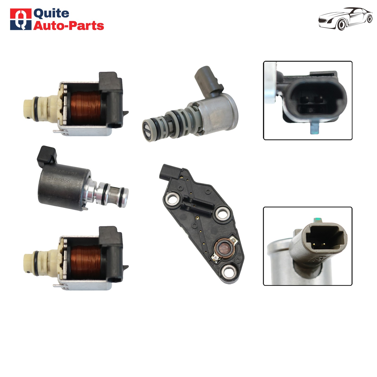 Set of 5 Transmission Solenoid For Chevrolet Impala Buick Lucerne Pontiac US