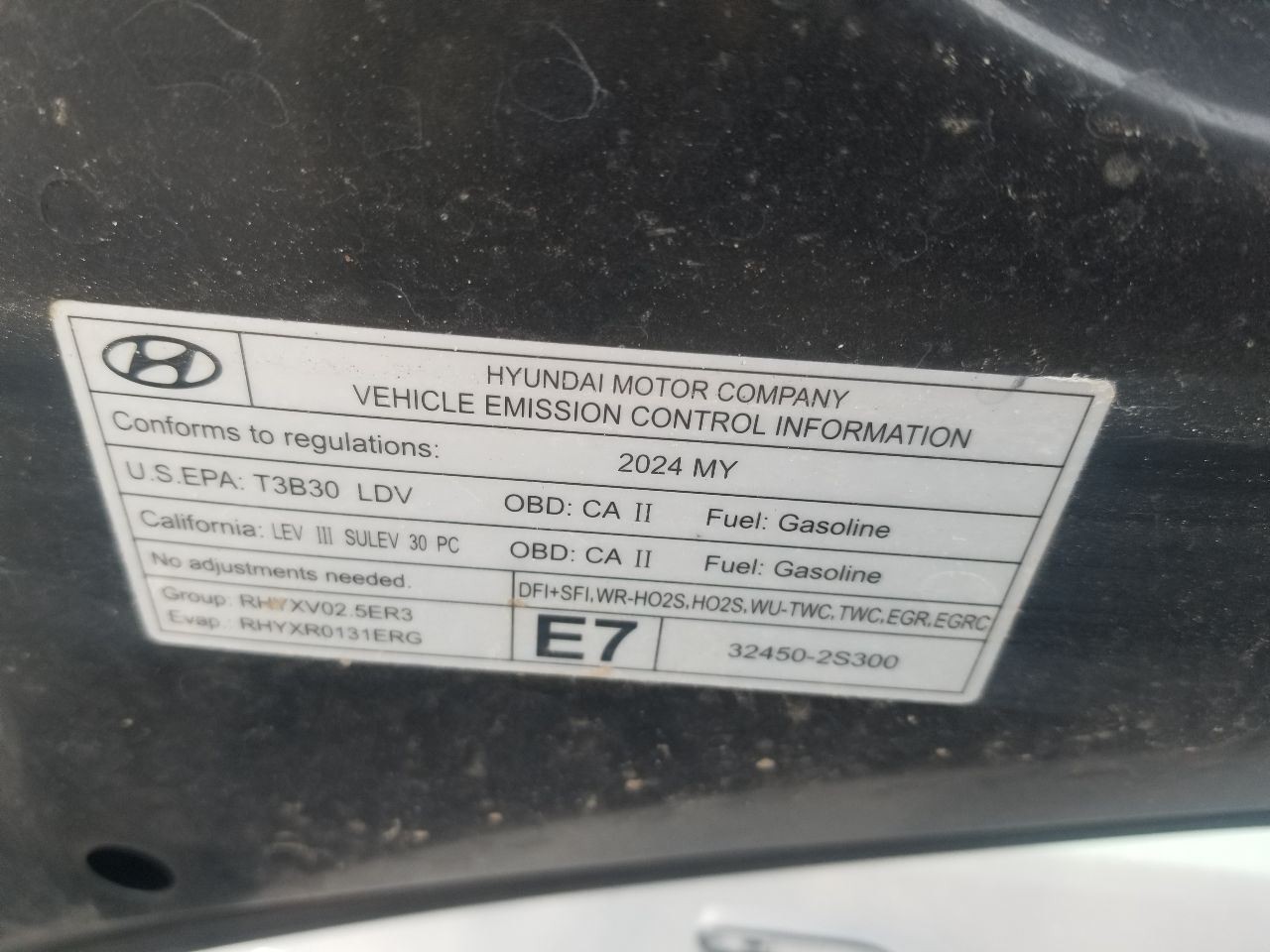 Automatic Transmission 8 Speed Naturally Aspirated FWD 2.5L 2024 HYUNDAI SONATA