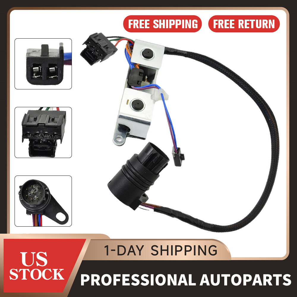 46RE 47RE 48RE Overdrive & Lock-Up Transmission Solenoid Set For Chrysler Dodge