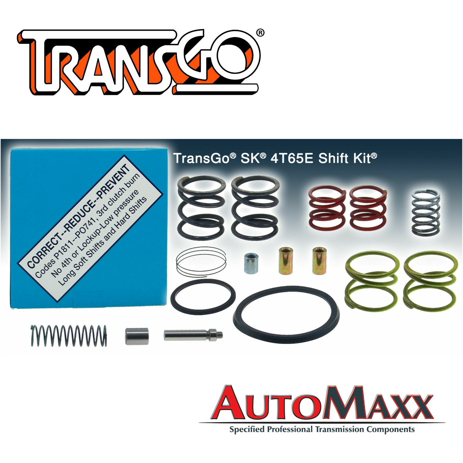 Transgo Shift Kit SK 4T65E FIX Codes P1811 P0741 Valve Body 1997-On (SK4T65E)