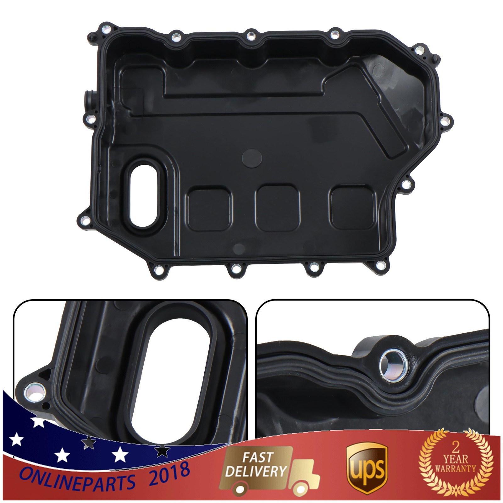 For Ford Escape 2020-2025 1.5L GAS Turbocharged J1KP7G004AC Transmission Oil Pan