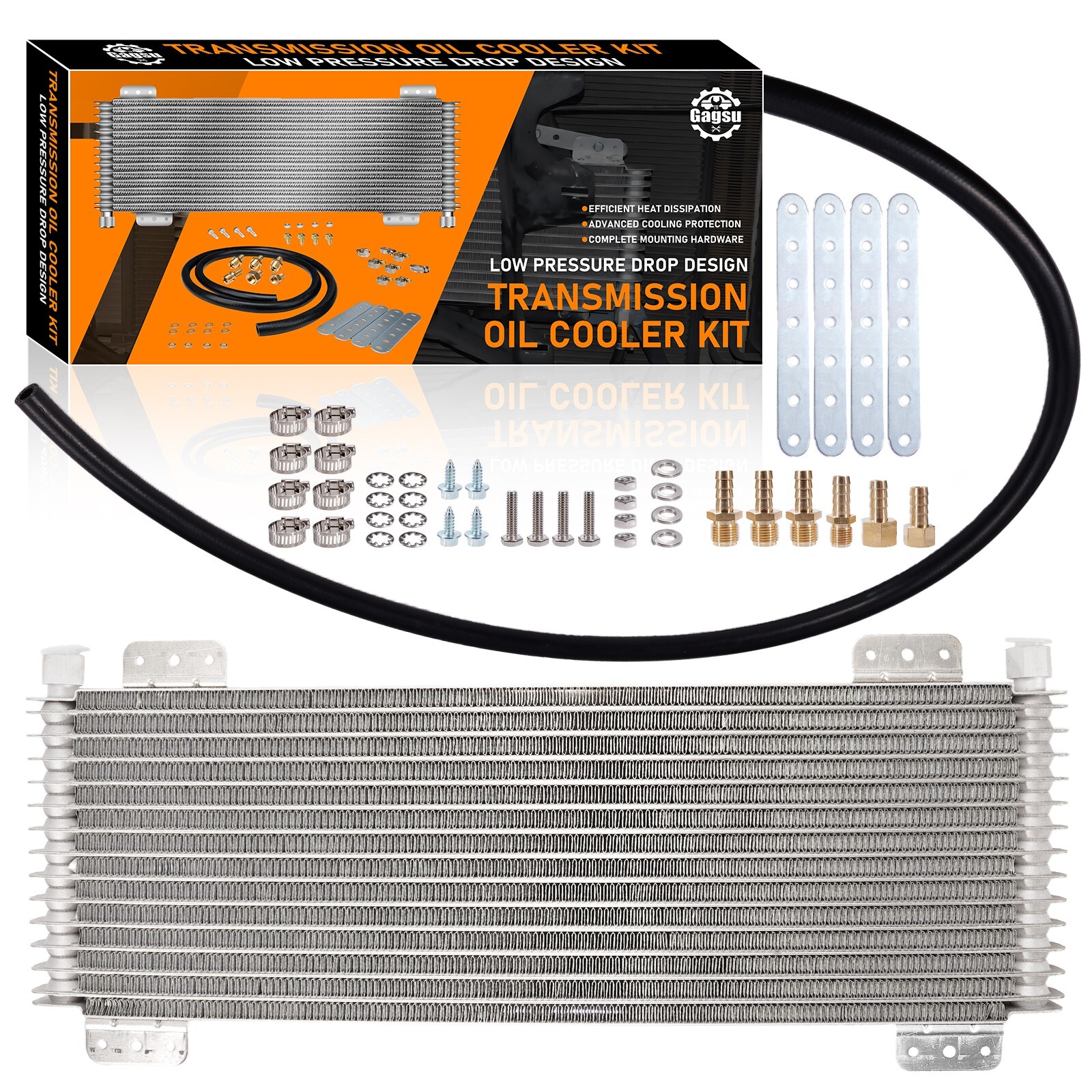 Tru Cool 40K Transmission Oil Cooler Low Pressure Drop GVW Max 40000 LPD47391