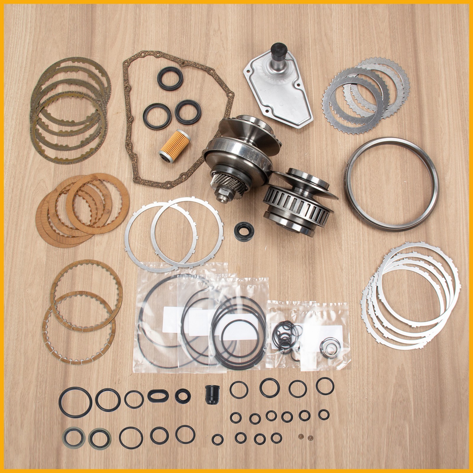 Transmission Master Rebuild Kit + Pulley Set W/ Belt For Nissan JF015E RE0F11A