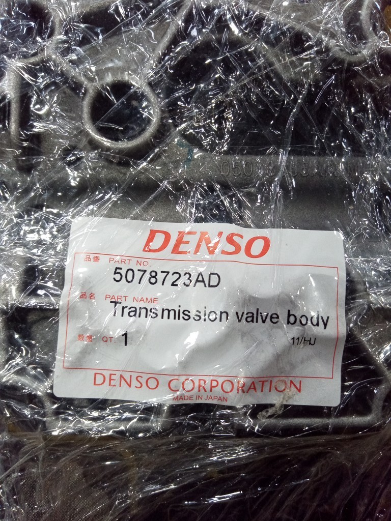DENSO 62TE 6 Speed Transmission Valve Body Complete with Solenoid Pack Dodge Chr