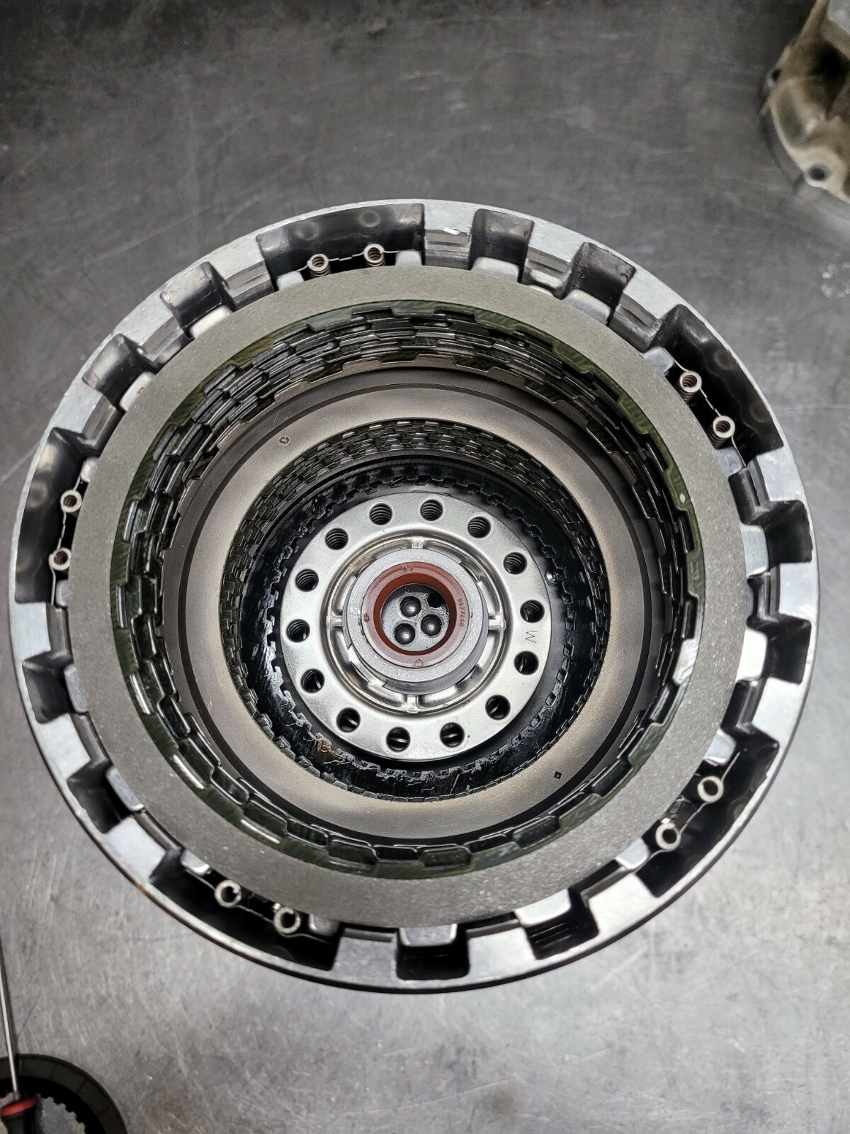 4L60E TRANSMISSION INPUT DRUM WITH SHAFT HI- PERFORMANCE PISTONS (27 SPLINES)