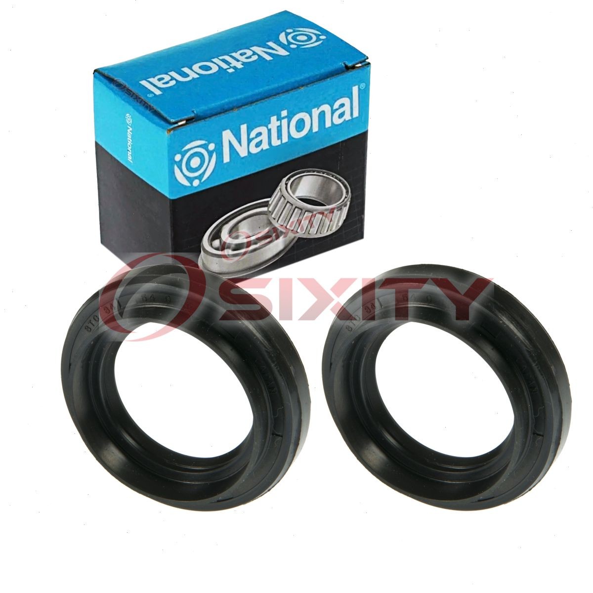 2 pc National Transmission Output Shaft Seals for 1985-1986 Toyota MR2 az