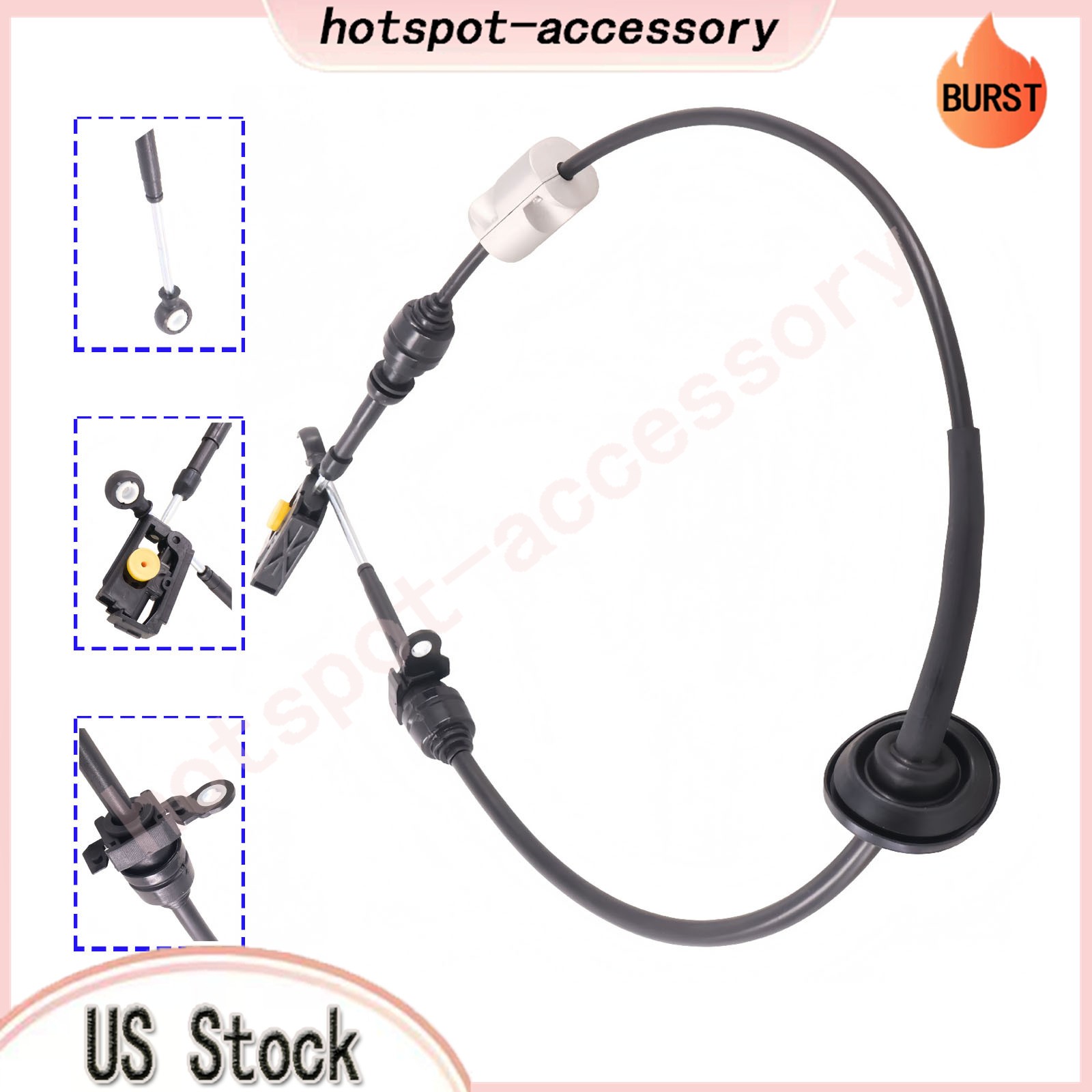 Transmission Shifter Cable JC3Z-7E395-D Fits Ford Super Duty 2017-2022
