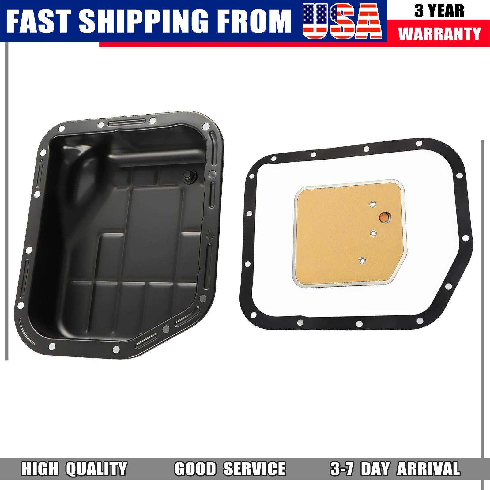 For 90-97 A500 42RE 44RE Jeep Dodge B150 D150 Trans Filter Pan Gasket Set