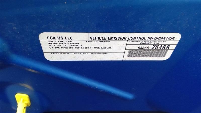 Automatic Transmission Engine ID Ede 9 Speed 4WD Fits 17-18 COMPASS 10651308