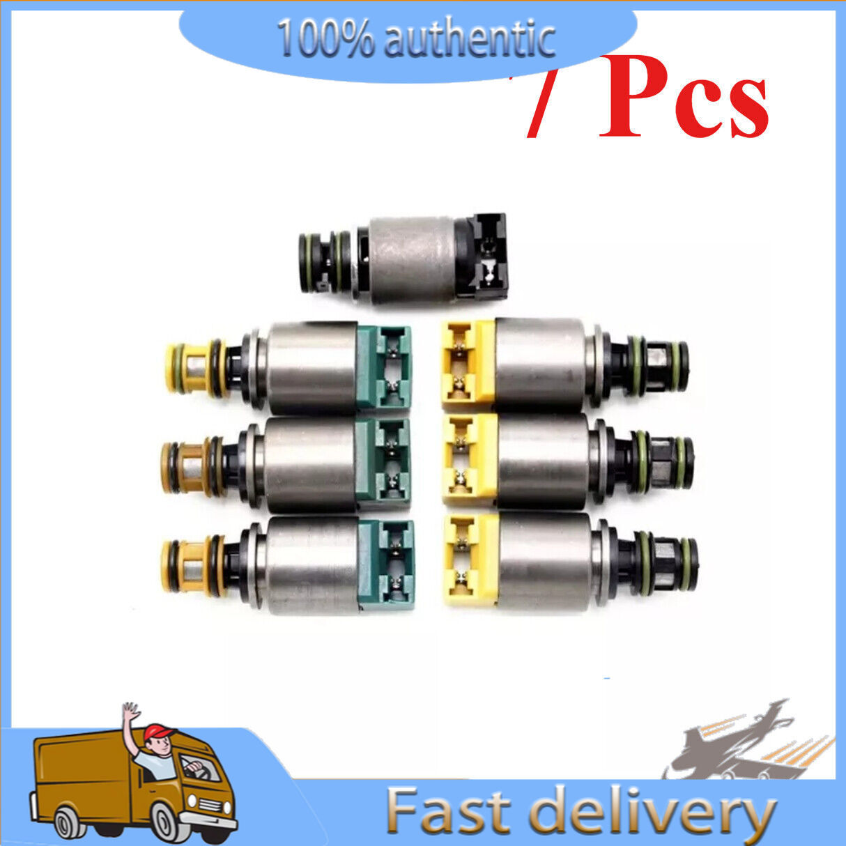 Brand New ZF solenoid Kit of 7pcs ZF 6HP19 6HP26 6HP32 #1068298044