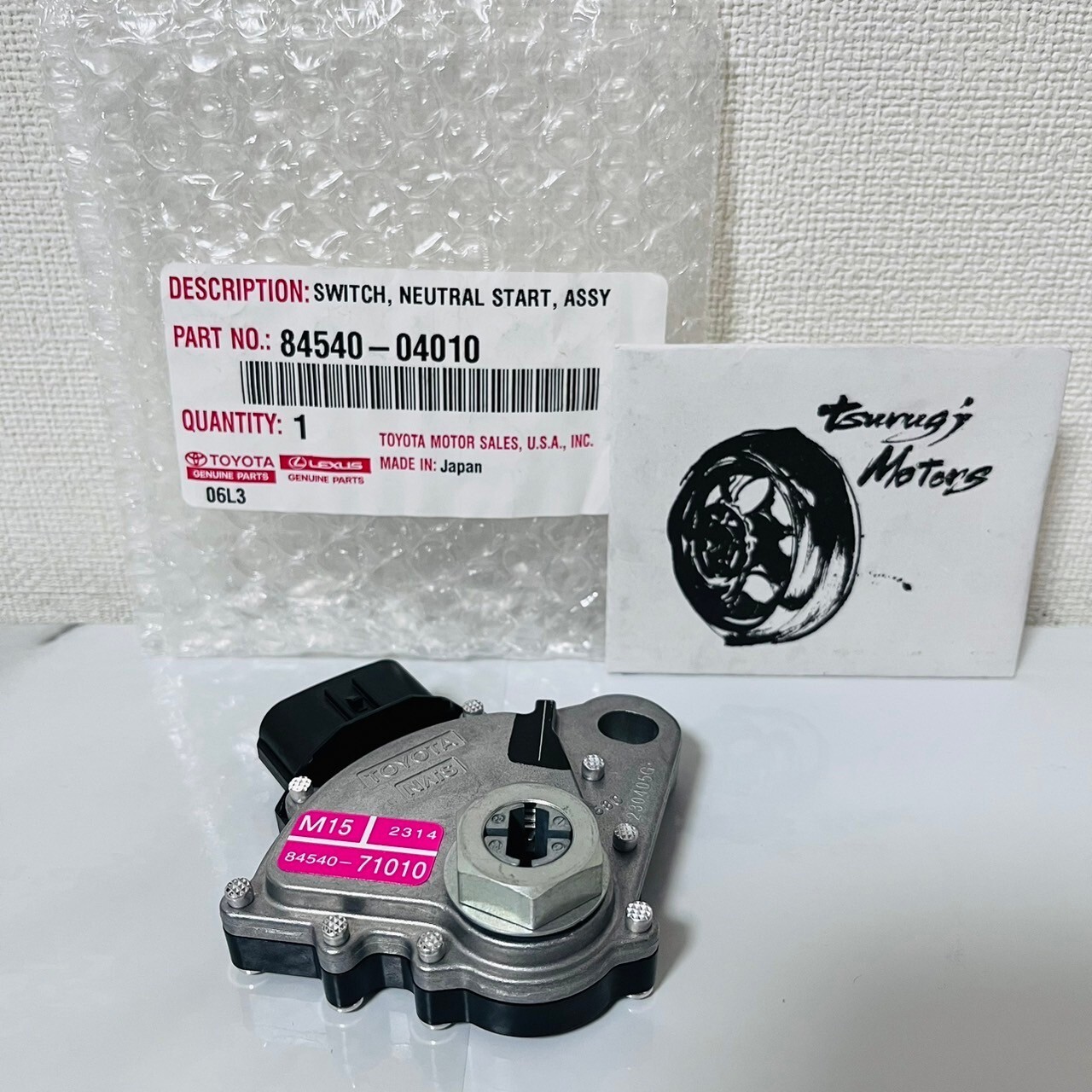 Toyota Lexus Genuine OEM 84540-04010 Neutral Safety Switch OEM New