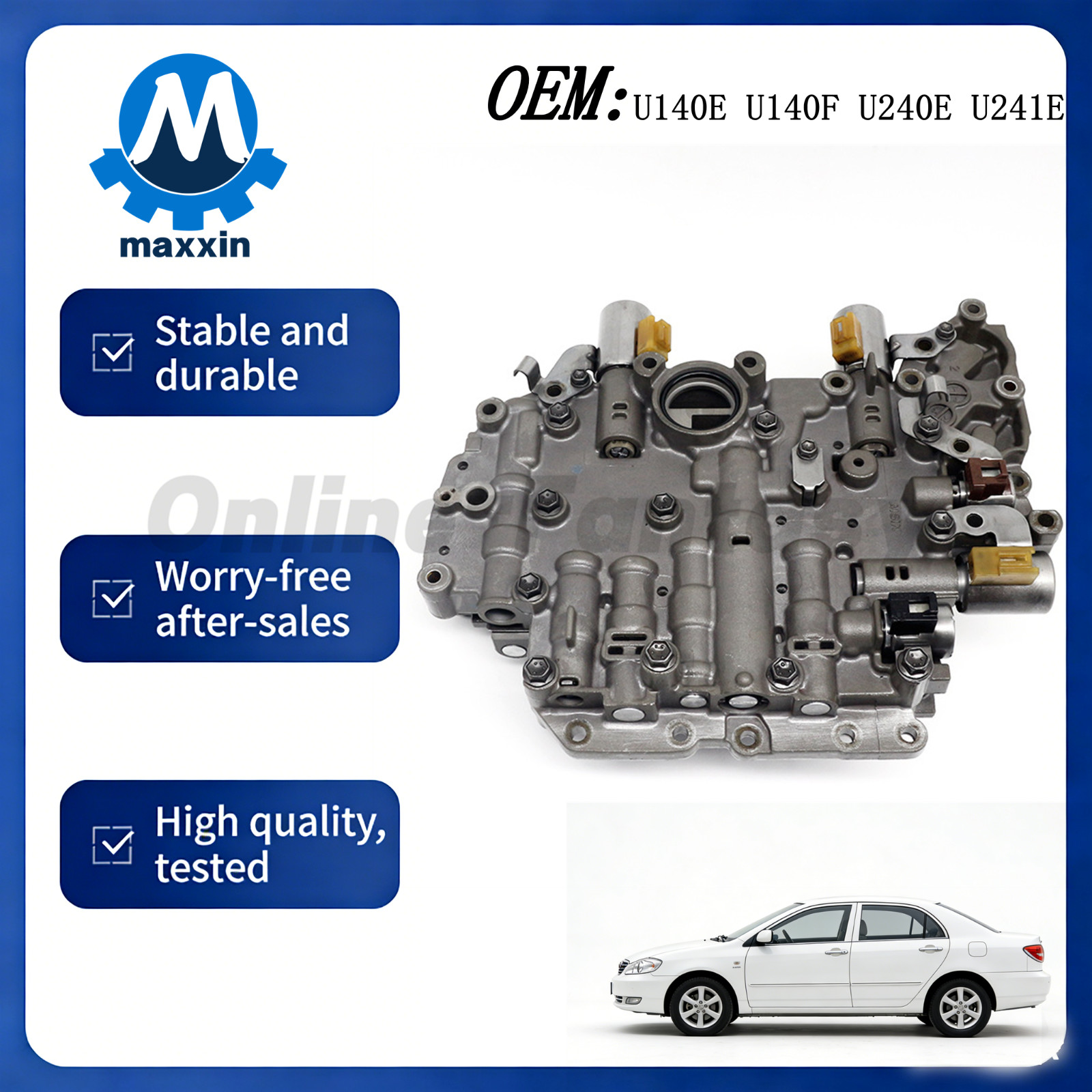 U140E/F U240E/F U241E Valve Body For Toyota Camry RAV4 Lexus ES300 RX300 2001-05