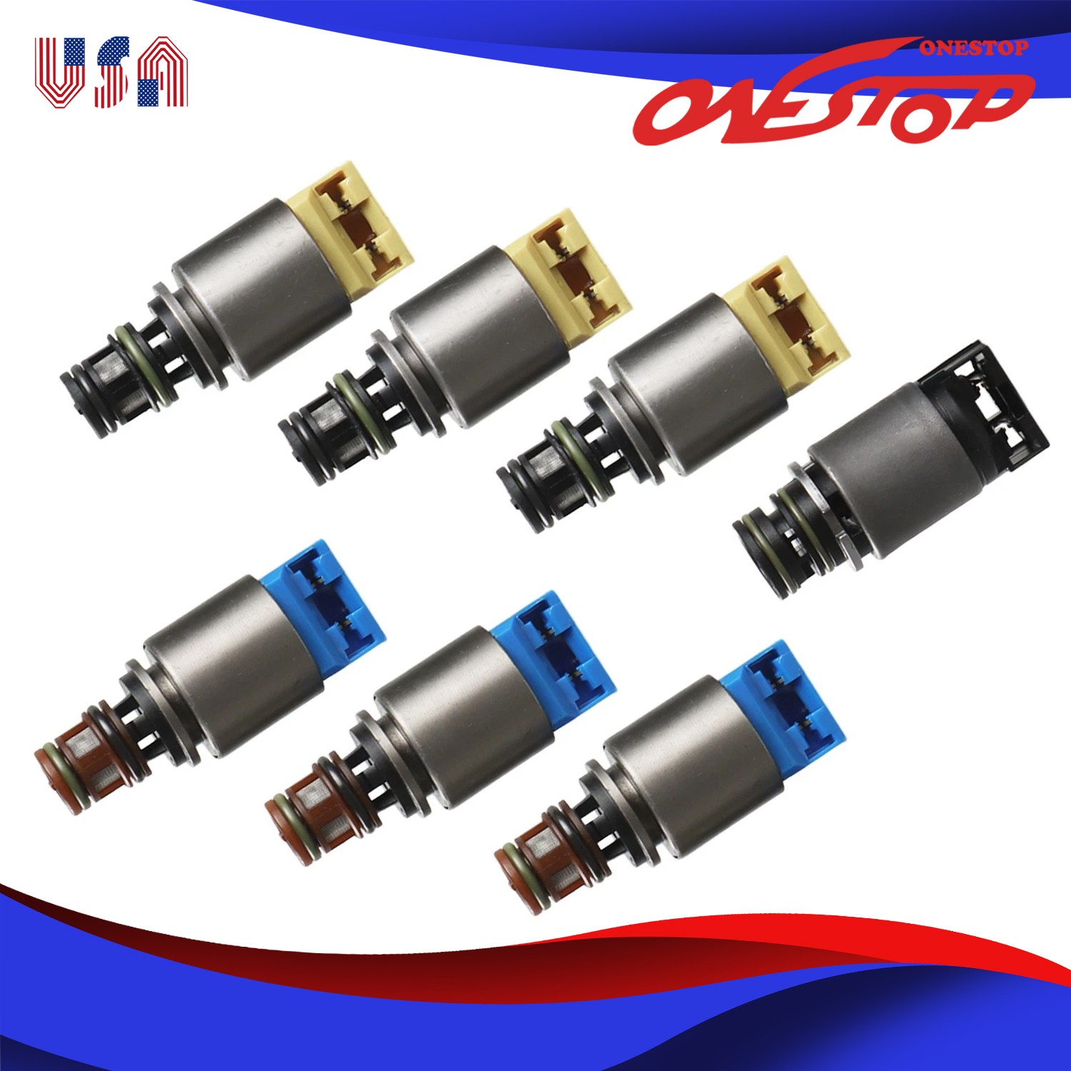 Set Auto Transmission Solenoid Valves Kits 6HP19 6HP26 6HP32 For BMW 1068298044