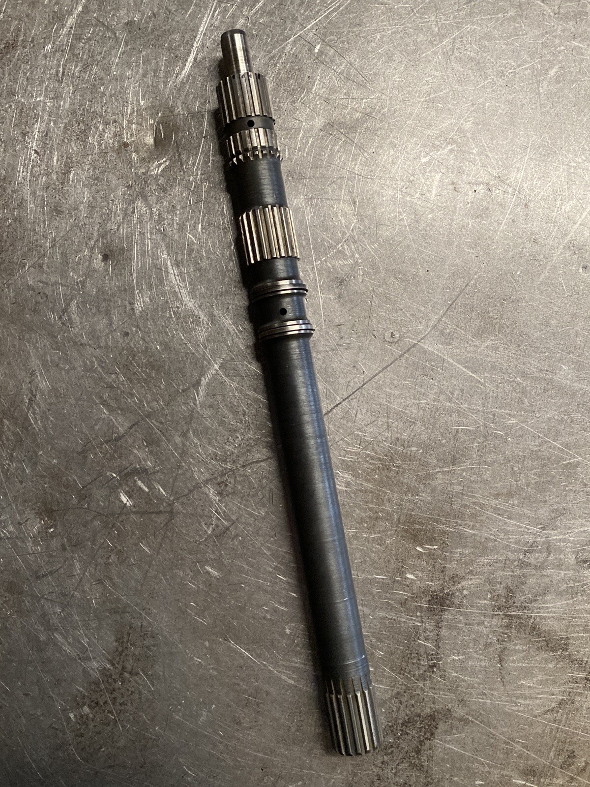 Shaft, Aluminum Powerglide Input For 1.82 Ratio (12 5/8” Long) Cast, 17 Tooth