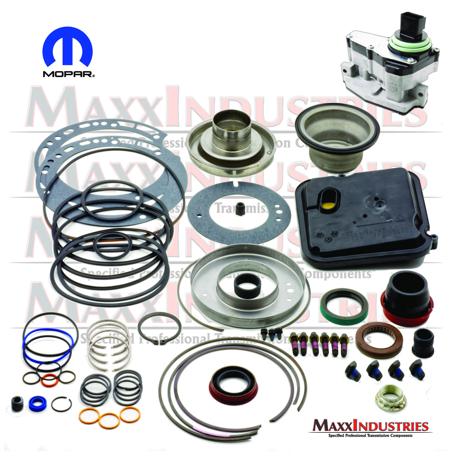 fits Dodge Jeep 42RLE Transmission Rebuild Kit with Solenoid New OEM Mopar 2003+