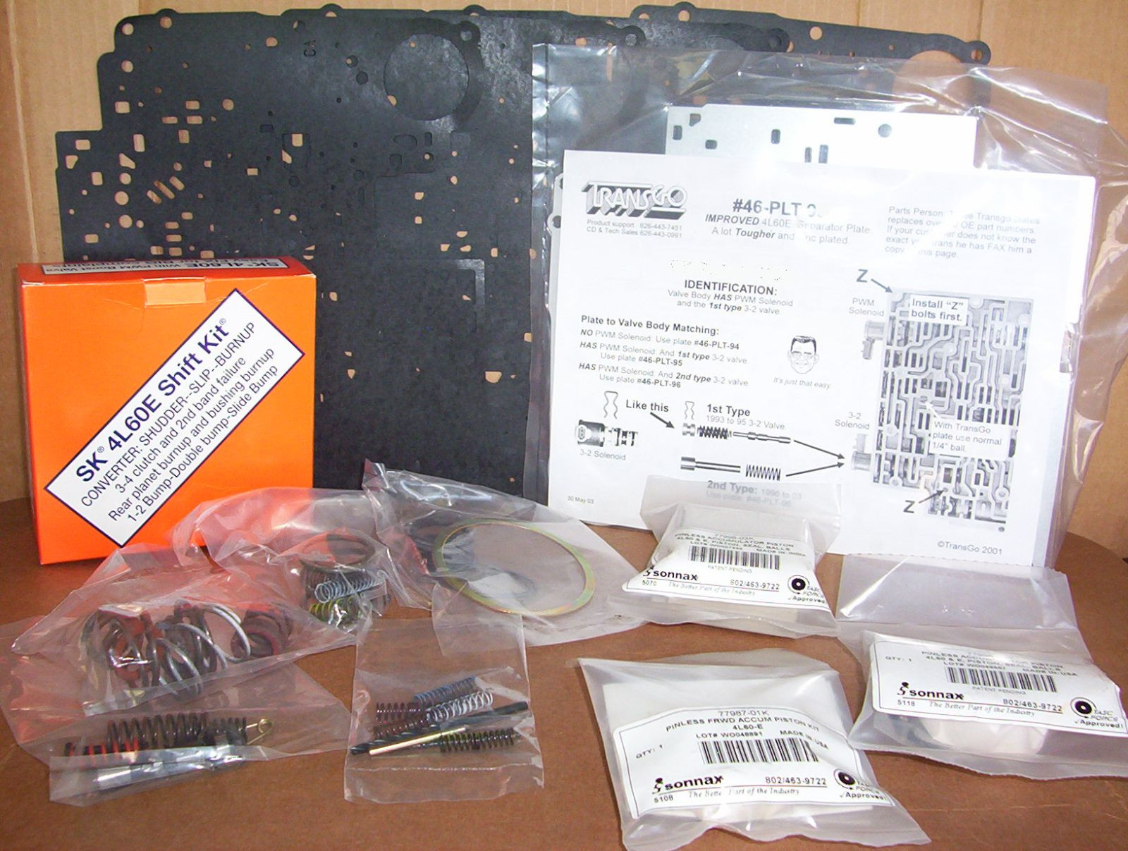 4L60E 4L65E 1996-2006 1870 P1870 Code Buster Update Kit With TransGo SK4L60E New