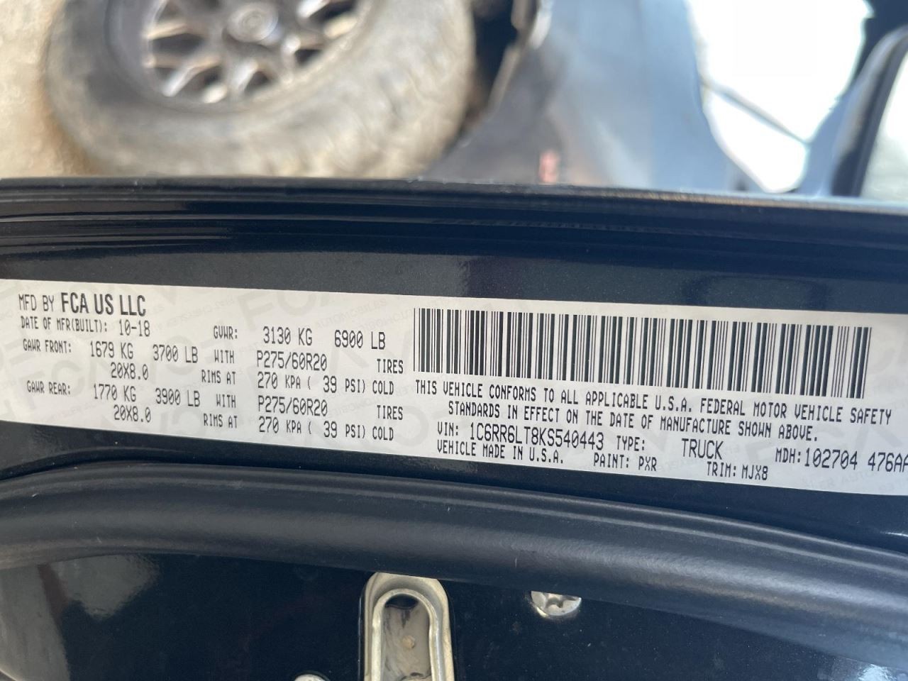 Automatic Transmission 2018-2024 Dodge Ram 1500 183k fits 5.7L V8 RWD 1044413
