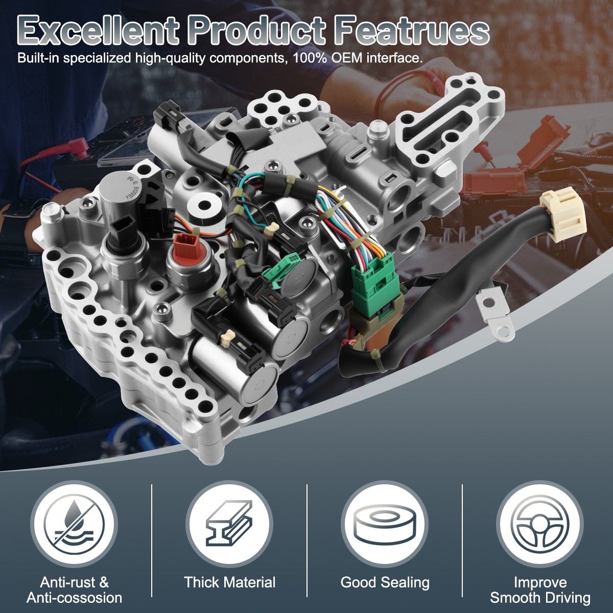 Transmission Valve Body For 2015-2017 Nissan Murano 2.5L 2015-2016 Juke 1.6L