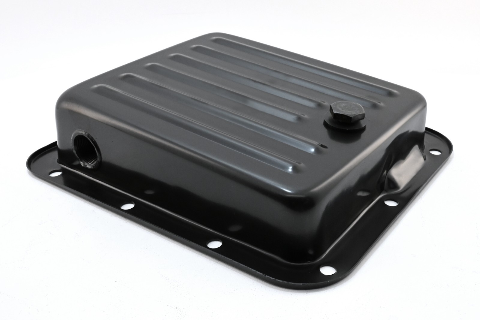 Steel Transmission Pan Fits Ford C4 – Pan Fill Style – Black