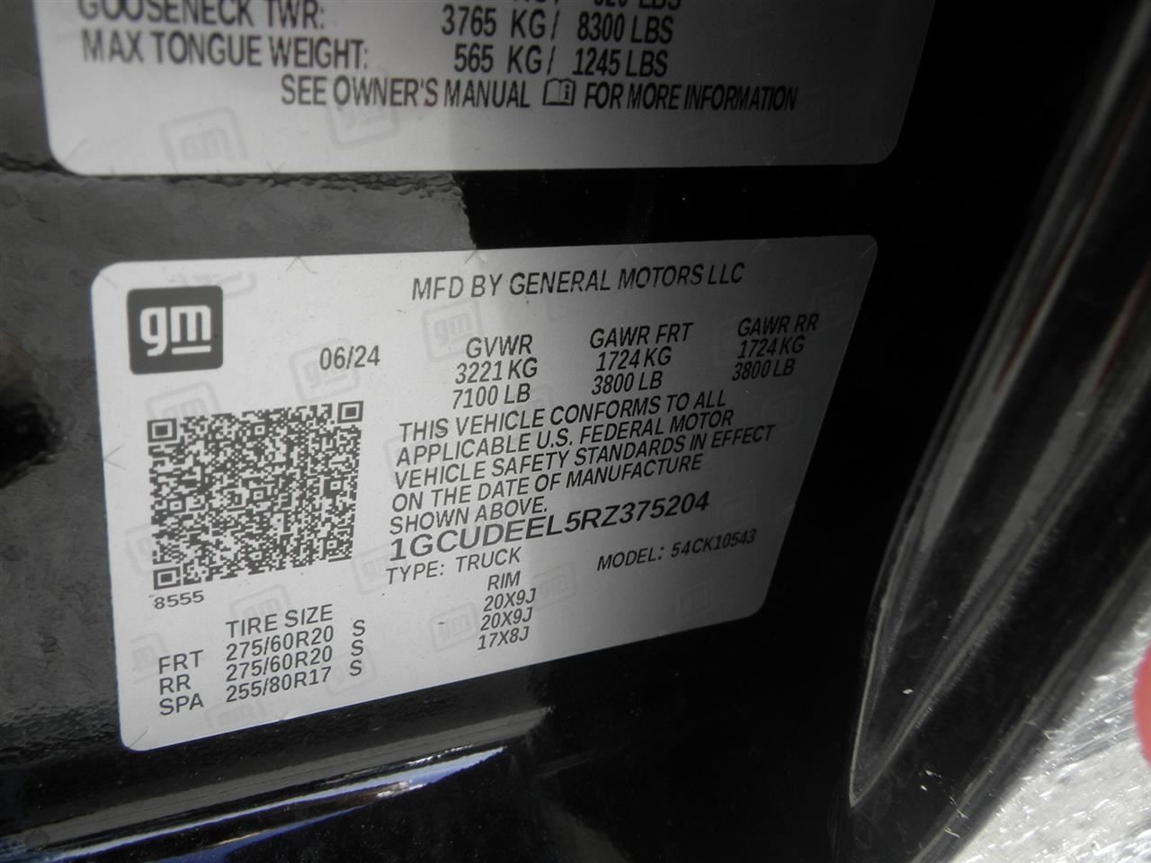 2024 Silverado 1500 10 Speed Automatic Transmission 4WD 5.3L Opt MHS