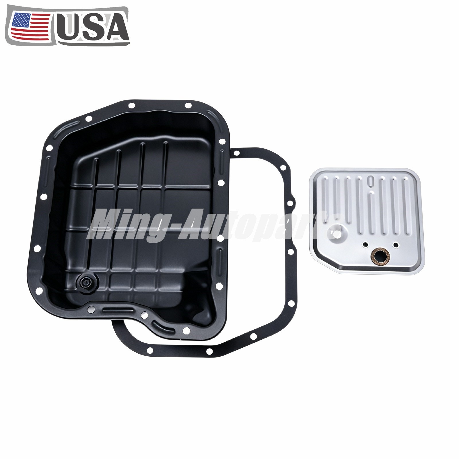 Fit Dodge Ram 2500 3500 Diesel Trans Oil Pan W Gasket Filter Kit 47RE 48RE