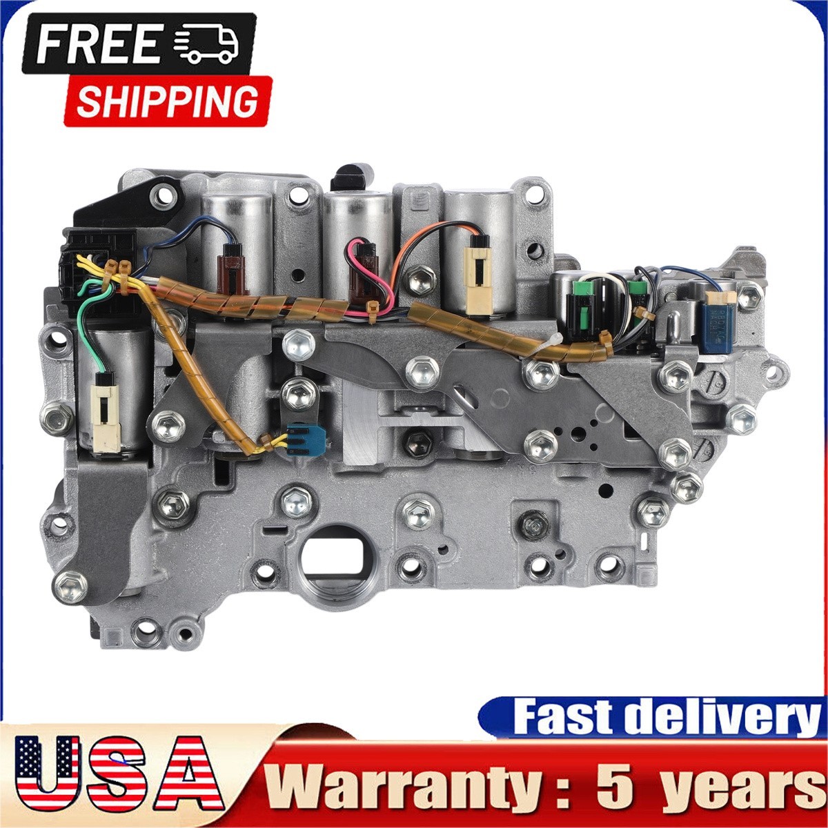 Transmission Valve Body with Solenoids Fits For Toyota VENZA 2008-11 2.7L U760