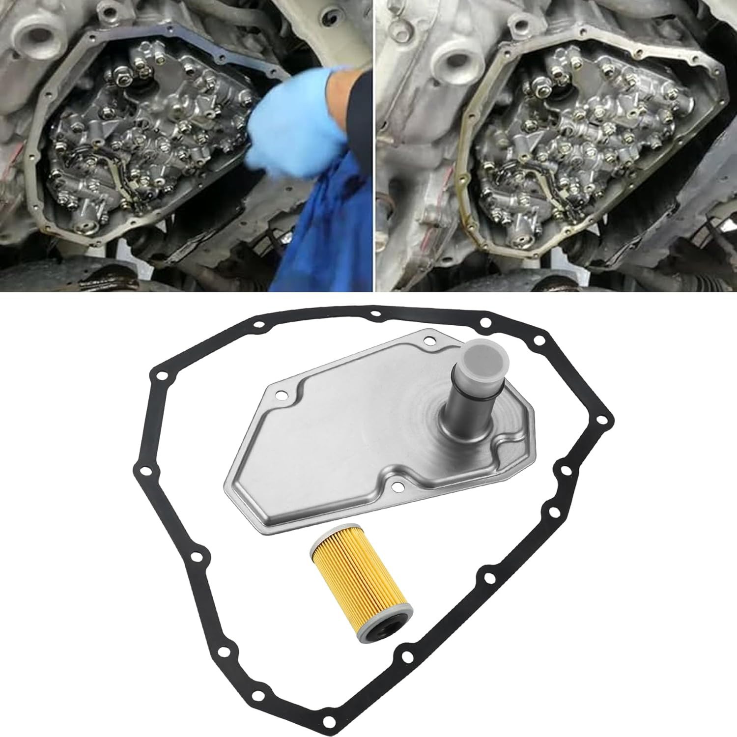 Transmission Oil Filter w/ Pan Gasket For NISSAN SENTRA/VERSA JF015E RE0F11A T