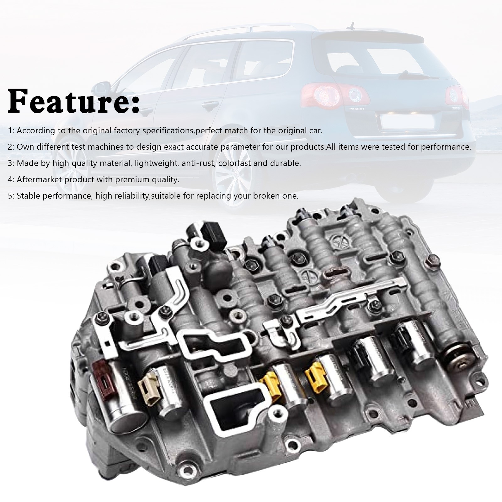 09G TF60SN Automatic Transmission Valve Body Small Solenoid For Audi VW Golf