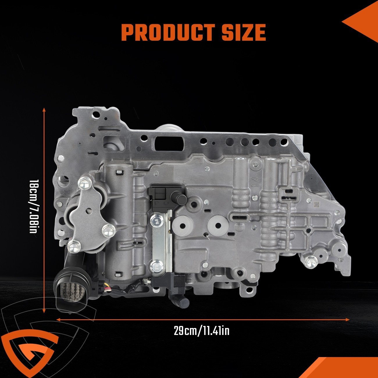 U660 U660E Transmission Valve Body W/ 7 Solenoids For 2010-2015 Lexus RX 350
