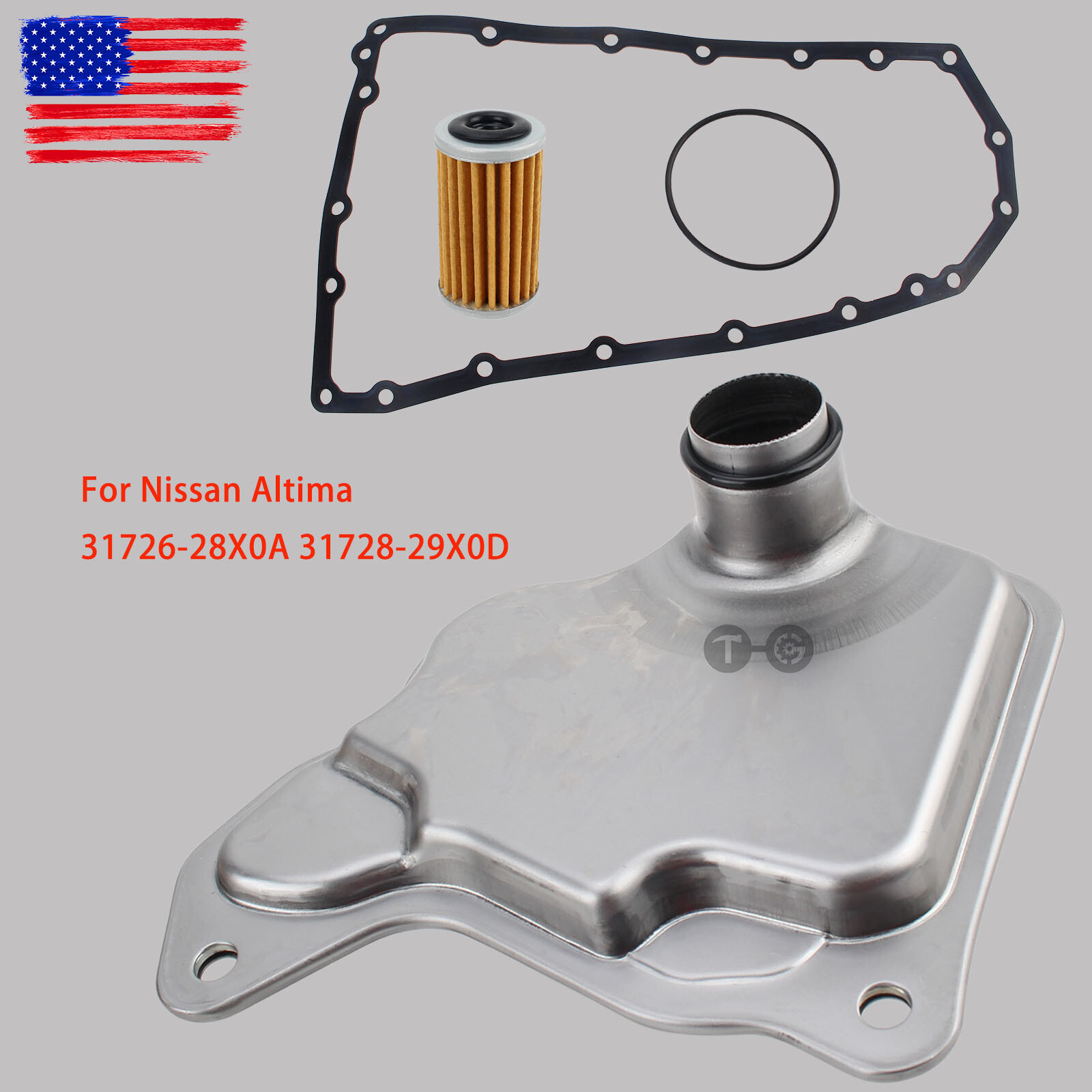 Transmission Oil Filter Pan Gasket Kit For Nissan Sentra 12-19 31726-28X0A US