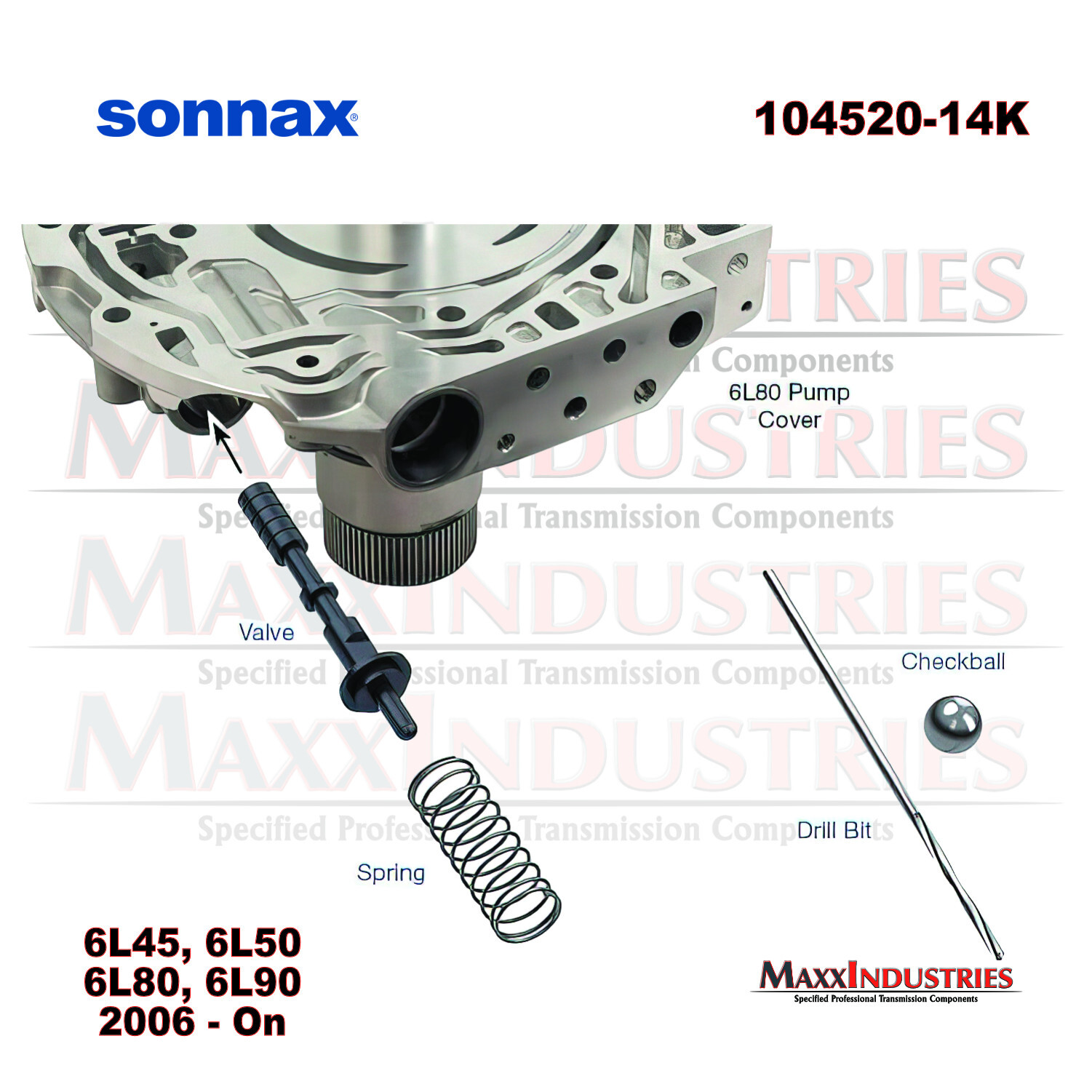 6L80 Transmissi​on Hi Performance Overhaul Rebuild Upgrade Kit 2 Sonnax TransGo